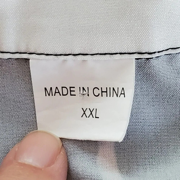 Bud Light American Flag Jersey Button Up Shirt Short Sleeve Patriotic  Size XXL - Picture 9 of 10